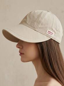 Korean Style Striped Bucket Hat For Women, Spring/Summer Baseball Cap, Outdoor Sun Protection Hat, Versatile, Flattering For No-Makeup Look, Face-Slimming, UV Protection - A - View 4