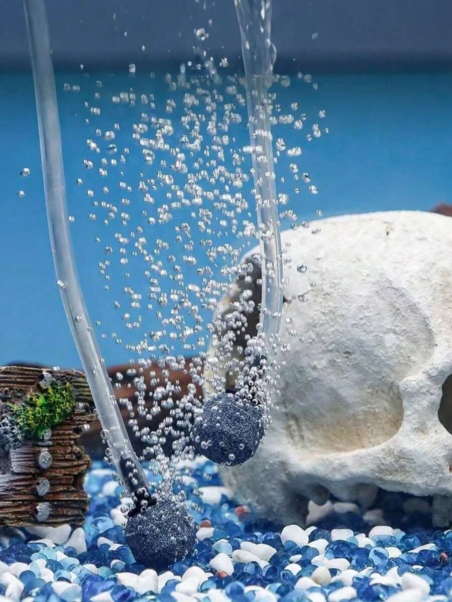 20pcs/10pcs/1PC Stone Bubble Oxygen Diffuser, 2cm/0.79in Spherical Air Stone, Suitable For Aquarium Fish Tank, Pond And Hydroponic System. No Charging Required, No Battery Needed - Style A - View 1
