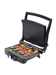 CAMRY Electric Grill, Indoor BBQ Grill, Contact Grill - Non-Stick Plates, Thermostat Control, Compact Design - EU E Type Plug(220-240V) - View 8