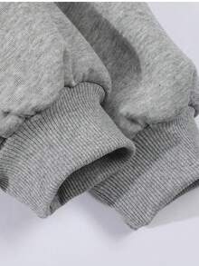 American Vintage Loose Fit Versatile Sweatshirt, Casual Autumn - Grey - View 3