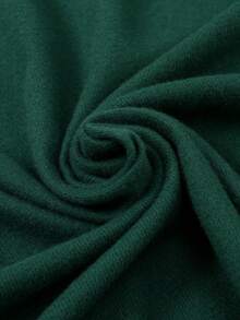 1pc Fashionable Versatile Women's Solid Color Warm Scarf - Dark Green - View 4