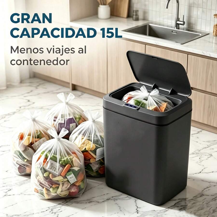 Trash Cans - Black - View 1