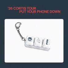 CO RTIS TOUR 26 Tour Merchandise PYPD Button Keychain, Fan Support Stress Relief Button Pendant Accessory, Mini Keyboard Button Keychain, Fan Collection Small Gift Pendant, Fan Support Personalized Backpack Key Chain, Fan Support Small Gift Christmas Holiday Accessory Pendant - Multicolor - View 4