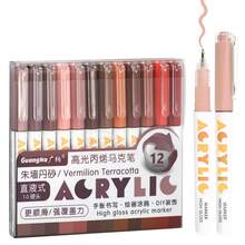 Guangna New Arrival, 12pcs/Set, 24 Sets Total, 288/168 Colors Set, Vibrant Colors, Multiple Sets Available, Suitable For Back To School Season, Can Write On Most Surfaces. 72 Colors Box, 168 Colors Box, 1.0MM Ball Tip, Suitable For Various Drawing And Doodling - Sets - View 25