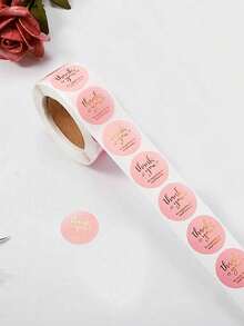 500pcs Thank You Stickers, Suitable For Gift Packaging, Envelopes, Cards, DIY Decoration - Multi-color - View 9