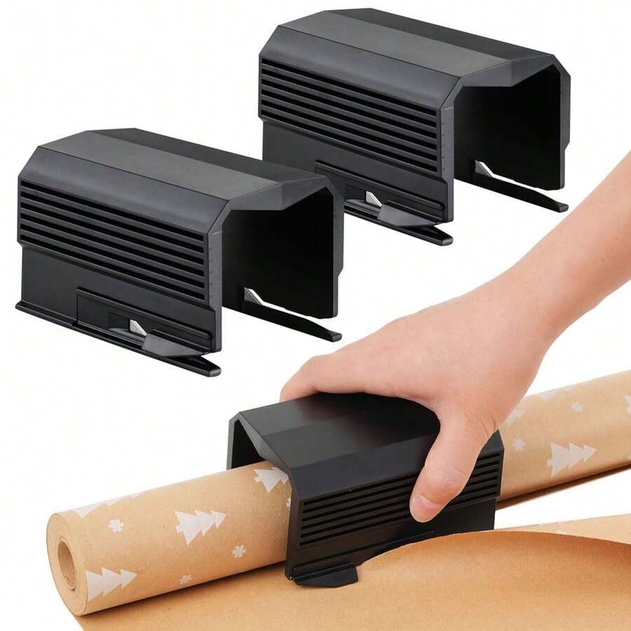 2pcs Desktop Paper Cutter 90 Degree Right Angle Trimmer Suitable For Gift Wrapping And Office Use