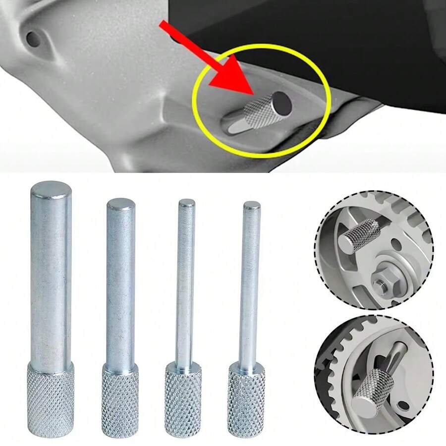 4pcs Engine Timing Pin Locking Tool Set, Suitable For 1.4 And 1.6 HDI/TDCI PSA Peugeot/Volvo/Suzuki