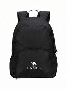 CAMEL CROWN Casual Sports Backpack, Outdoor Cycling Hiking Climbing Bag, Lightweight Travel Backpack - Black - View 7