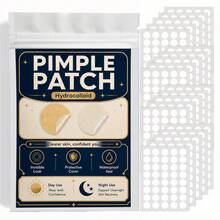 200/400Pcs Invisible Hydrocolloid Face Patches, Clear Mini Dot Blemish Cover Stickers, Waterproof, Daily Use - Round - View 1