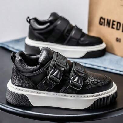 Men's New Autumn Couple Tennis Shoes Casual Sports Shoes PU Leather
