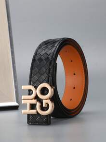 Men's Snake Skin Pattern Premium Versatile Business Casual Fashion Belt For Suit Pants - Multicolor - View 3