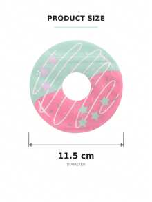 10pcs Reusable Cute Donut Pattern Self-Sealing Bags, Snack Candy Gift Bags, Suitable For Holiday Birthday Party Favors - Multicolor - View 6