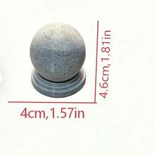 Threaded Lid Stone Pattern Spherical Storage Box, Detachable Base Round Sundries Storage Can, Mini Desktop Hardware Jewelry Small Accessories Storage Box, Suitable For Home, Office Desktop Decorative Small Items Storage Container - Multicolor - View 6