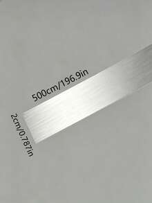 Matte Stainless Steel Self-Adhesive Wall Trim, Metallic Texture, Easy Installation, Suitable For Home Decor, Flat Screen TV Background Wall Frame, Metal Self-Adhesive Line - A - View 13