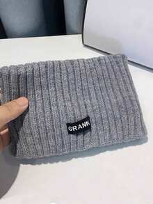 1/4pcs Solid Color Casual Polyester Knit Headband, Autumn/Winter Warm Style - Multicolor - View 10