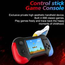 YIYI 666-In-1 Portable Game Console, Brand New Handheld Retro Game Machine, Built-In 666 Classic Video Games, 3.0-Inch Large Screen, 1200mAh Battery, Christmas Birthday Gift Game Console, Suitable For Boys And Girls, 1/2 Players, 3 Colors, 1pc - View 9
