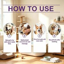 Pet Shampoo, Gentle Cleaning And Nourishing With Long-Lasting Fragrance, Keeps Pet Fur Smooth And Shiny - 100g - View 4