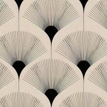 1 Roll Classic Fan-Shaped Self-Adhesive Vinyl Wallpaper, PVC Seamless Peel And Stick Decorative Film, Waterproof And Moisture-Proof Wall Sticker, Removable, Easy Installation, Durable, Suitable For Kitchen, Dining Room, Bedroom, Living Room, Furniture Renovation, Rental Home Decor, Pattern Aligned - Multicolor - View 7