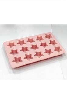 1pc Star-Shaped Silicone Ice Cube Mold And Chocolate Mold, Suitable For Cookies, Chocolate, Soap, Pudding And Jelly Molds. Ice Cubes Easy To Release. Perfect For Parties And Many Other Uses. - Multicolor - View 8