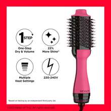 Revlon One-Step Hair Dryer And Volumiser - New Pink Edition - UK Plug(220-240V) - View 6