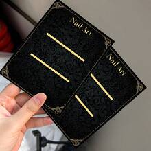 20pcs Nail Display Cards Handmade Nail Art Packaging Board Professional Press-On Nails Packaging Card Nailfie Paper Storage Card Photography Display Prop Board Nail Salon Accessories Nail Tools - Multicolor - View 5