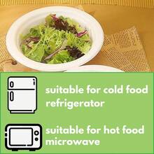 White Disposable Paper Bowls, Suitable For Parties, Salads, Desserts And More - White - View 4