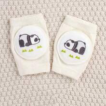 Baby Knee Pads & Elbow Pads Set, Anti-Slip Crawling & Walking Protection, Warm & Breathable 3D Mesh, Infant Essentials - 0-3 Years - View 90