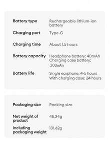 Lenovo LE209 Bluetooth In-Ear Headphones With Smart Noise Cancellation, HIFI Sound Quality, Surround Stereo Effect, Low Latency For Music, Gaming, Sports, Compatible With Smartphones & Computers - Dark Gray - View 11