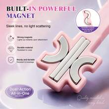 Multifunctional Ribbon Cat Eye Magnetic Nail Art Magnet Tool, Can Create Ribbon Cat Eye Nail Art And Rice-Shaped Cat Eye Nail Art Styles, Easy To Operate, Suitable For Nail Art Enthusiasts And Nail Salons To Make Fake Nails, Acrylic Nail Tips, Holiday Nails, Professional Nail Artist Tool - Multicolor - View 7