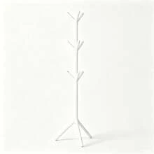 Coat Rack. A Modern, Minimalist Coat Rack Featuring A Tree-Branch Design. This Freestanding Unit Is Suitable For The Bedroom; It Is A Space-Saving, Floor-Standing Solution Ideal For Organizing Items Such As Hats, Scarves, And Handbags. - Multicolor - View 12