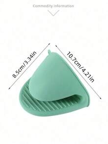 2pcs/Set Sarung Tangan Silikon Tahan Panas dan Klip Isolasi Panas Anti-Selip, Cocok untuk Memanggang, Oven, Microwave - MultiWarna - View 11