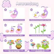 DIY-Blumenbastelset: Handgefertigter Blumenstrauß – Kreatives Bastelmaterial für Mädchen und Frauen – Geschenkidee zum Geburtstag, zu Weihnachten, zum Jahrestag, zum Einzug, für Freunde und Familie – Dekoration für Zuhause - A - Übersicht 3