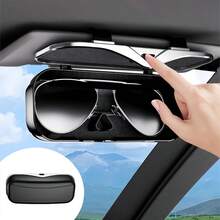 Multifunction Car Glasses Box Portable Car Fashion Glasses Holder Car Driving Glasses Holder Eyeglass Case Sun Visor Glasses Storage - C51-a - View 6