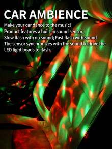 JELLOO 1/2/4pcs USB Mini Disco Light, Stage DJ Light, Dance Hall Magic Ball Light, USB Powered, Suitable For Birthday Party, Christmas, Home KTV, Wedding Performance, Bar, Car Interior Decoration, Premium Choice - Colorful DJ Light - View 11
