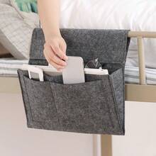 Minimalist Modern Hanging Storage Bag, Multi-Pocket Open Design, Can Be Hung By Bedside Or Sofa, Suitable For Bedside, Sofa, Table Side, Can Store Remote Control, Magazines, Household Items And More - Multicolor - View 17