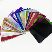 37 Lembar Kertas Karton Campuran Acak Metalik, Mutiara, Mengkilap Ukuran A4/A5 Tebal - Berbagai Warna dan Desain, Kertas Seni Holografik Timbul, Cocok untuk Kartu Ucapan, Scrapbooking, Kolase, dan Kerajinan Liburan, Pembuatan Kartu | Warna Cerah - 37 kartu acak dengan gaya campuran - View 10