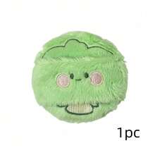 1pc Cute Fluffy Finger Makeup Puff, Tomato & Broccoli Shape Soft Powder Puff, Reusable Makeup Tool For Loose Powder, Setting Powder, No Caking & Even Application,Shaped Powder Puff, Cute Halloween Makeup, Easy To Apply Makeup - Multicolor - View 9
