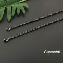 Bag Chain Strap Accessory Single Purchase Metal Chain Shoulder Strap Crossbody Replacement Chain, Durable, Reusable, Women's Twisted Chain Single Purchase Shoulder Strap Underarm, Suitable For Bag Chain Accessories, DIY Handmade Enthusiasts, Christmas, Halloween And Various Theme Parties - One Size - View 3