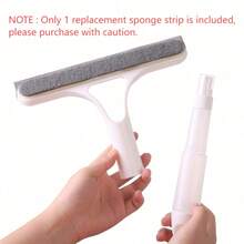 4-In-1 Glass Squeegee With Scraper And Sprayer, 3-In-1 Window Cleaner, Multi-Function Handheld Window Squeegee, Spray, Clean And Scrape, Suitable For Windows, Tiles, Car Windshields, Mirrors, Bathroom Cleaning Tools, Kitchen, Bathroom, Home Use - Multicolor - View 13