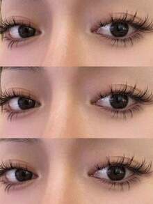 10 Pairs Of Natural False Eyelashes, Exquisite Artificial Eyelashes, Invisible Natural Transparent Stems, Essential For Makeup Travel, Easy To Wear, Suitable For Beginners, Suitable For All Places, Eyelashes, False Eyelashes - Black - View 7