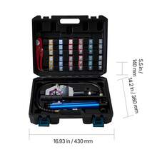 Engarzadora de mangueras hidráulicas   , kit engarzadora de mangueras de aire acondicionado Hydra-Krimp con 7 matrices de fácil montaje y estuche de transporte, herramienta de engarzado de mangueras de aire acondicionado hidráulicas para reparación - 7 matrices - Ver 10