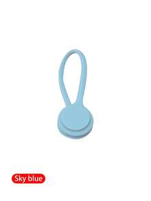 1 buah Pengatur Kabel Magnetik Kreatif Multi-Warna Baru, Klip Kabel Magnetik Silikon, Penggulung Kabel, Pengikat Kabel, Magnet Kulkas, Klip Penyimpanan, Pengatur Kabel Multifungsi Minimalis Universal - MultiWarna - View 14