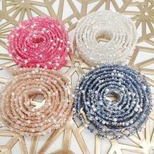 1 Roll Multi-Purpose Shiny Rhinestone Adhesive Ribbon, Easy To Cut And Stick Sequin Ribbon, Suitable For Christmas, Valentine's Day, Birthday, Gift Wrapping And Crafts, Multiple Colors Available - Multicolor - View 3