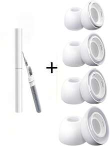 1pc Earbud Cleaning Pen, 3-In-1 Multifunctional Cleaning Kit With Soft Brush, Suitable For Wireless Earphones, Earphone Charging Case, Accessories, Computer, Keyboard, Portable Cleaning Kit - Multi-functional Cleaning Kit - View 5