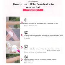 AXH New Women's Electric Facial Hair Remover, USB Rechargeable Beauty Epilator, Suitable For Full Body Hair Removal - Purple - View 6