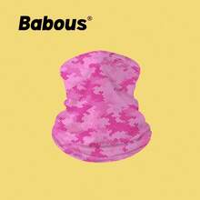 Babous Neck Gaiter Face Mask, Breathable Multi-Functional Neck Warmer Face Cover, Elastic Outdoor Headwear For Cycling, Running, Fishing, Sports Activities For Men & Women - Multicolor - View 6