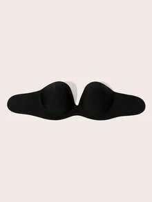 Lignisse Silicone Sticky Bra Invisible Push Up Strapless Backless Self-Adhesive Seamless Lift Gathering Deep V Plunge Bra Nipple Cover Women Intimates - Multicolor - View 13