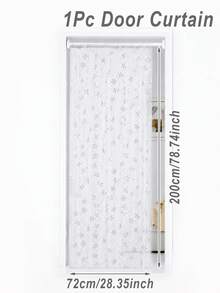 1pc Silver Large Snowflake Decoration, Baby Crib Curtain, Bedroom Door Curtain, Wall Decor Background, Baby Room Decoration, Baby Shower Supplies, Bridal Shower, Girl Birthday Gift, Party Gift, 1st Birthday, Living Room Decor, Christmas Decoration, Christmas Gift, Party Favor, Home Christmas Decor, Room Decoration, Christmas, Christmas Party, Halloween Decoration, 2027 New Year Party, New Year Gift, Winter Decoration - Silver Snowflake - View 11