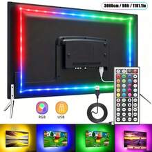 Acosh Neon 5V USB RGB LED Strip Lights, DIY Cuttable With 44 Keys IR Remote, Double-Sided Adhesive Tape, Ambient Lighting For Bedroom, Computer Desk, Multi-Scene Decoration - RGB Strip+44keys Remote - View 18
