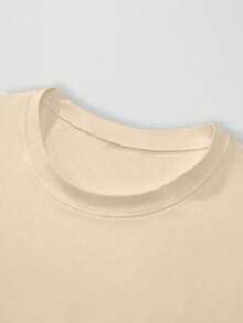 Men T-Shirt Co-Ords - Apricot - View 4